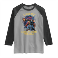 I Cast Non-Magic Missile Funny Wizard Parody Meme Raglan Shirt - Wonder Print Shop