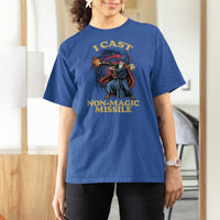 I Cast Non-Magic Missile Funny Wizard Parody Meme T Shirt For Women - Wonder Print Shop