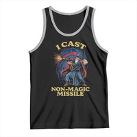 I Cast Non-Magic Missile Funny Wizard Parody Meme Tank Top - Wonder Print Shop