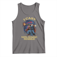 I Cast Non-Magic Missile Funny Wizard Parody Meme Tank Top - Wonder Print Shop