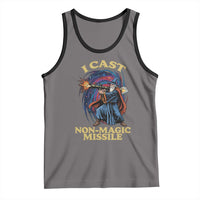 I Cast Non-Magic Missile Funny Wizard Parody Meme Tank Top - Wonder Print Shop