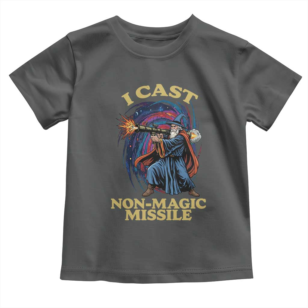 I Cast Non-Magic Missile Funny Wizard Parody Meme Toddler T Shirt - Wonder Print Shop