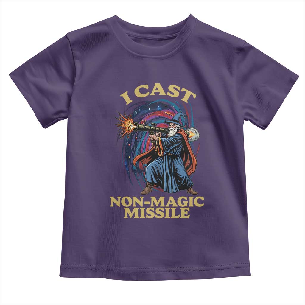 I Cast Non-Magic Missile Funny Wizard Parody Meme Toddler T Shirt - Wonder Print Shop