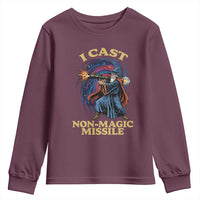 I Cast Non-Magic Missile Funny Wizard Parody Meme Youth Sweatshirt - Wonder Print Shop
