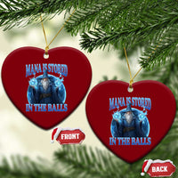 Funny Wizard Ceramic Ornament Mana is Stored in The Balls Magician Sorcerer Witcher - Wonder Print Shop