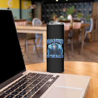 Funny Wizard Skinny Tumbler Mana is Stored in The Balls Magician Sorcerer Witcher - Wonder Print Shop