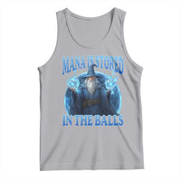 Funny Wizard Tank Top Mana is Stored in The Balls Magician Sorcerer Witcher - Wonder Print Shop