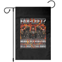 Funny Hard Skeleton Meme Bootleg Garden Flag Far Left? More Like Farting - Wonder Print Shop