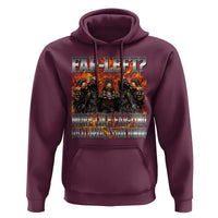 Funny Hard Skeleton Meme Bootleg Hoodie Far Left? More Like Farting - Wonder Print Shop