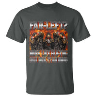 Funny Hard Skeleton Meme Bootleg T Shirt Far Left? More Like Farting - Wonder Print Shop