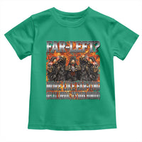 Funny Hard Skeleton Meme Bootleg Toddler T Shirt Far Left? More Like Farting - Wonder Print Shop