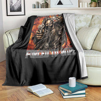 Funny Evil Skeleton Meme Throw Blanket Born to Shit Forced to Wipe - Wonder Print Shop
