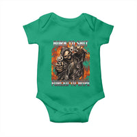 Funny Evil Skeleton Meme Baby Onesie Born to Shit Forced to Wipe - Wonder Print Shop