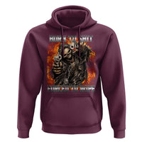 Funny Evil Skeleton Meme Hoodie Born to Shit Forced to Wipe - Wonder Print Shop