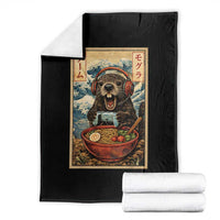 Cute Kawaii Gamer Groundhog Throw Blanket Funny Japanese Ramen Anime Otaku Fan Gift - Wonder Print Shop
