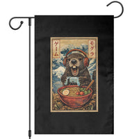 Cute Kawaii Gamer Groundhog Garden Flag Funny Japanese Ramen Anime Otaku Fan Gift - Wonder Print Shop