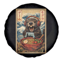 Cute Kawaii Gamer Groundhog Spare Tire Cover Funny Japanese Ramen Anime Otaku Fan Gift - Wonder Print Shop