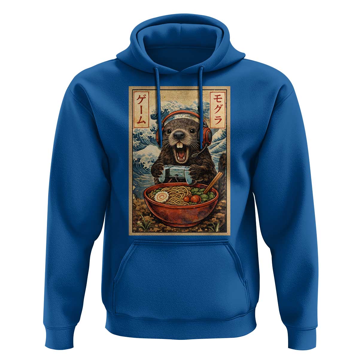Cute Kawaii Gamer Groundhog Hoodie Funny Japanese Ramen Anime Otaku Fan Gift - Wonder Print Shop