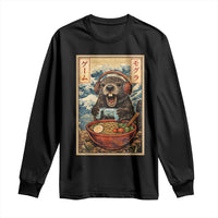 Cute Kawaii Gamer Groundhog Long Sleeve Shirt Funny Japanese Ramen Anime Otaku Fan Gift - Wonder Print Shop
