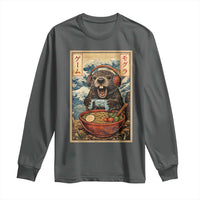 Cute Kawaii Gamer Groundhog Long Sleeve Shirt Funny Japanese Ramen Anime Otaku Fan Gift - Wonder Print Shop