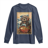 Cute Kawaii Gamer Groundhog Long Sleeve Shirt Funny Japanese Ramen Anime Otaku Fan Gift - Wonder Print Shop