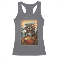 Cute Kawaii Gamer Groundhog Racerback Tank Top Funny Japanese Ramen Anime Otaku Fan Gift - Wonder Print Shop