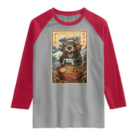 Cute Kawaii Gamer Groundhog Raglan Shirt Funny Japanese Ramen Anime Otaku Fan Gift - Wonder Print Shop