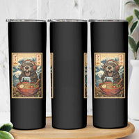 Cute Kawaii Gamer Groundhog Skinny Tumbler Funny Japanese Ramen Anime Otaku Fan Gift - Wonder Print Shop
