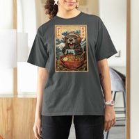 Cute Kawaii Gamer Groundhog T Shirt For Women Funny Japanese Ramen Anime Otaku Fan Gift - Wonder Print Shop
