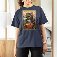 Cute Kawaii Gamer Groundhog T Shirt For Women Funny Japanese Ramen Anime Otaku Fan Gift - Wonder Print Shop