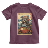 Cute Kawaii Gamer Groundhog Toddler T Shirt Funny Japanese Ramen Anime Otaku Fan Gift - Wonder Print Shop