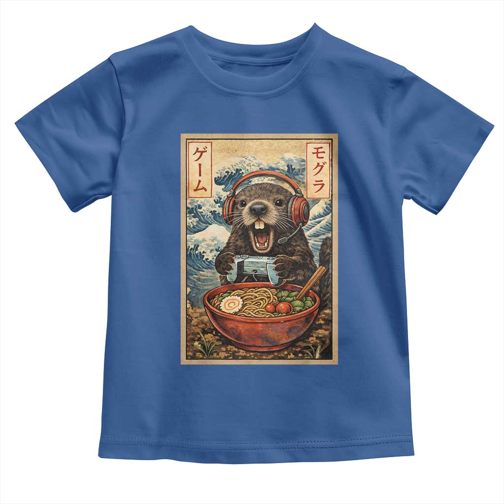 Cute Kawaii Gamer Groundhog Toddler T Shirt Funny Japanese Ramen Anime Otaku Fan Gift - Wonder Print Shop