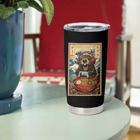 Cute Kawaii Gamer Groundhog Tumbler Cup Funny Japanese Ramen Anime Otaku Fan Gift - Wonder Print Shop