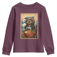 Cute Kawaii Gamer Groundhog Youth Sweatshirt Funny Japanese Ramen Anime Otaku Fan Gift - Wonder Print Shop