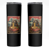 Japanese Groundhog Ramen Noodles Skinny Tumbler Funny Kawaii Anime - Wonder Print Shop