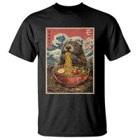 Japanese Groundhog Ramen Noodles T Shirt Funny Kawaii Anime - Wonder Print Shop
