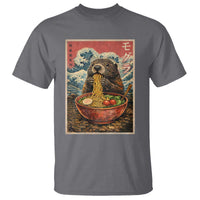Japanese Groundhog Ramen Noodles T Shirt Funny Kawaii Anime - Wonder Print Shop
