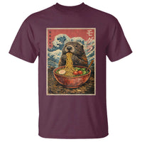 Japanese Groundhog Ramen Noodles T Shirt Funny Kawaii Anime - Wonder Print Shop
