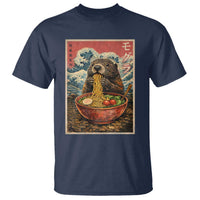 Japanese Groundhog Ramen Noodles T Shirt Funny Kawaii Anime - Wonder Print Shop