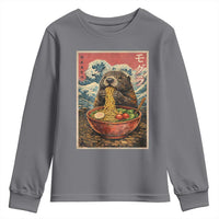 Japanese Groundhog Ramen Noodles Youth Sweatshirt Funny Kawaii Anime - Wonder Print Shop