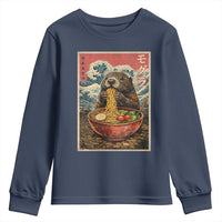Japanese Groundhog Ramen Noodles Youth Sweatshirt Funny Kawaii Anime - Wonder Print Shop