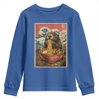 Japanese Groundhog Ramen Noodles Youth Sweatshirt Funny Kawaii Anime - Wonder Print Shop