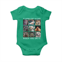 Animals Smoking Cigarettes Meme Baby Onesie It Looks Just as Cool When You Do It - Wonder Print Shop