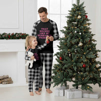 Sarcastic Wife Plaid Pajama Set That Sounds Like My Husbands Problem - Wonder Print Shop