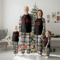 Funny Couple Matching Plaid Pajama Set She's My Soulmate I Don't Know Him Couples - Wonder Print Shop