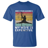 Sarcastic Husband T Shirt Retro Mind Your Business My Wife Is Expensive - Wonder Print Shop