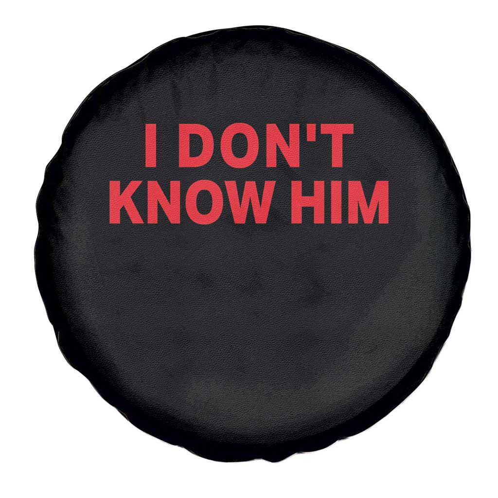 Funny Couple Matching Spare Tire Cover I Don't Know Him Couples She's My Soulmate - Wonder Print Shop