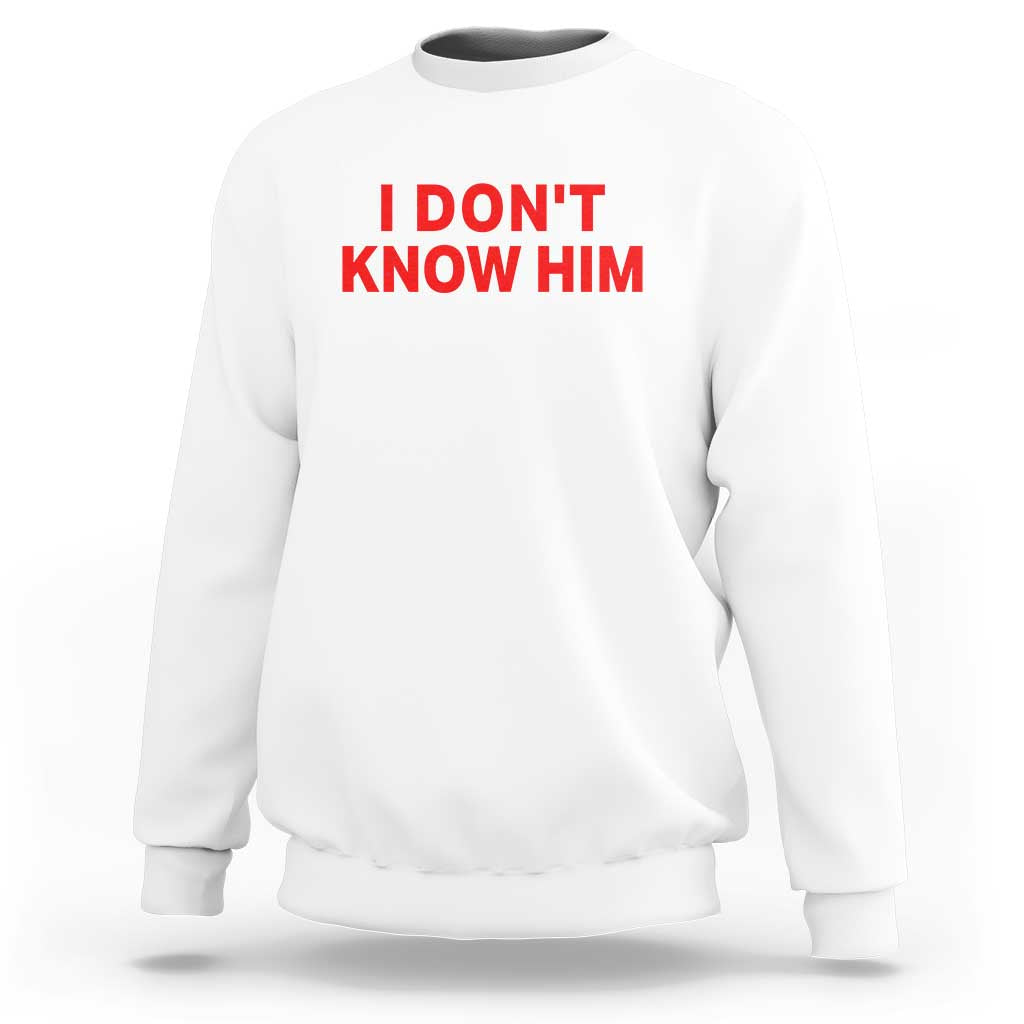 Funny Couple Matching Sweatshirt I Don't Know Him Couples She's My Soulmate - Wonder Print Shop