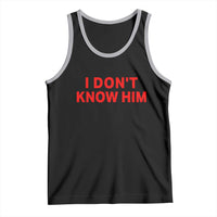 Funny Couple Matching Tank Top I Don't Know Him Couples She's My Soulmate - Wonder Print Shop
