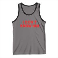 Funny Couple Matching Tank Top I Don't Know Him Couples She's My Soulmate - Wonder Print Shop